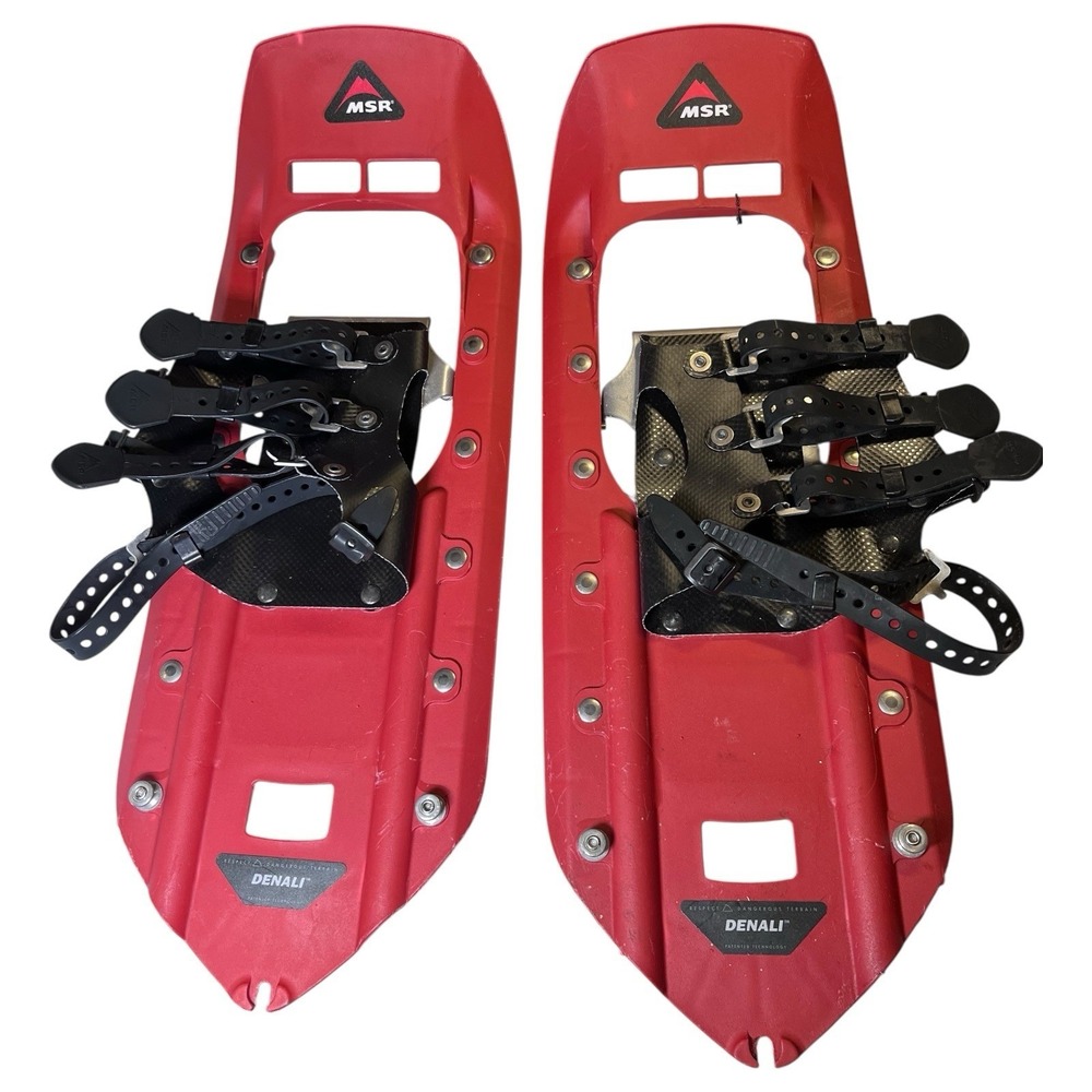 MSR‎ Denali Snowshoes - RED made in USA 22x8" MOUNTAIN SAFETY RESEARCH